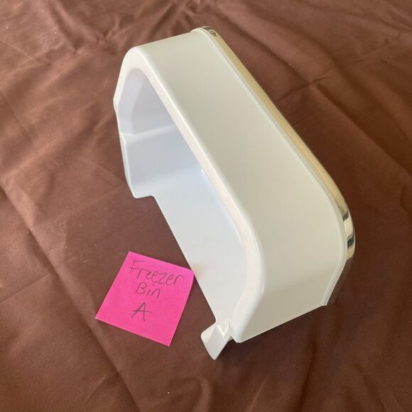 FRIGIDAIRE Side-By-Side Refrigerator White Door Freezer Replace Bin #2153905 A - Picture 5 of 12